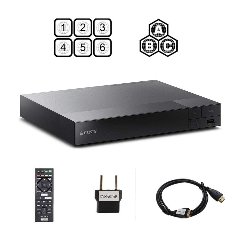 S1700 Multi System All Region CodeFree Blu Ray Disc DVD Player - PAL/NTSC - USB - 110-240V 50/60Hz - 6 feet HDMI Cable Included
