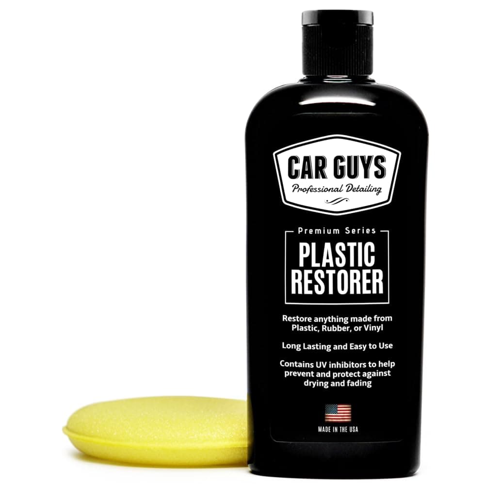 Plastic Restorer - The Ultimate Solution for Bringing Rubber, Vinyl and Plastic Back to Life! - 8 oz Kit