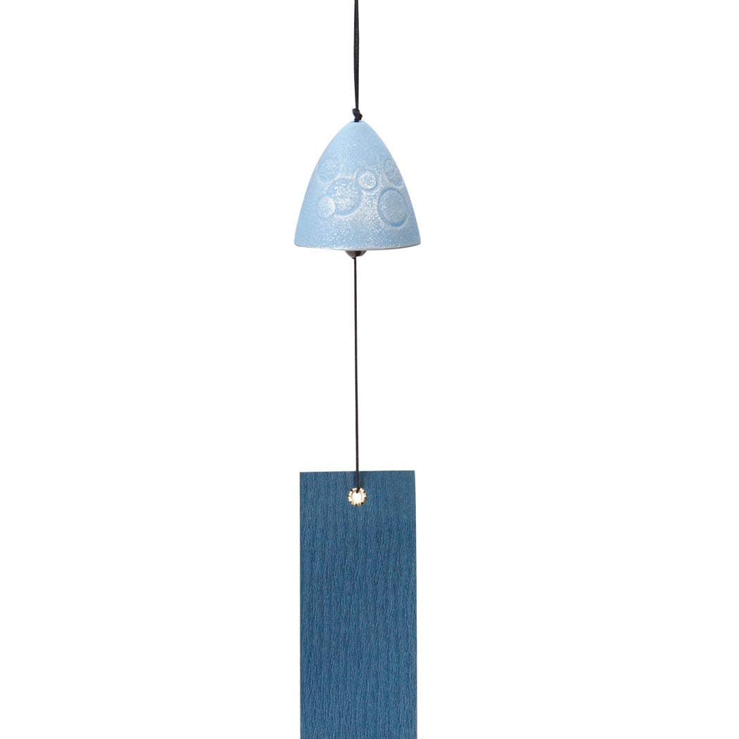 IwachuNambu-tekki Wind Chime "Furin" bubble (silver / sky blue)