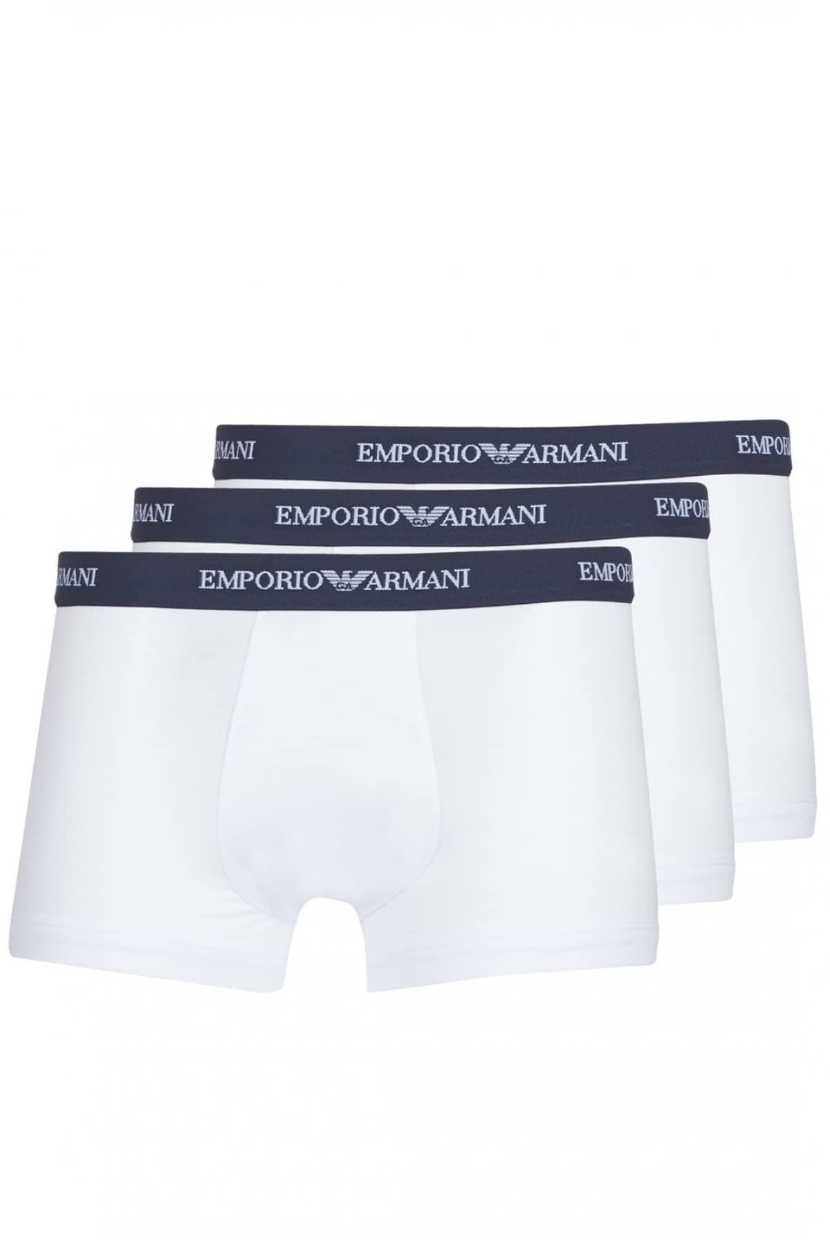 Mens 3 Pack Logo Trunks Cotton