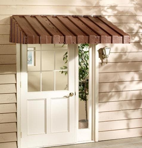 C42BR Door Canopy, 42 in., Brown