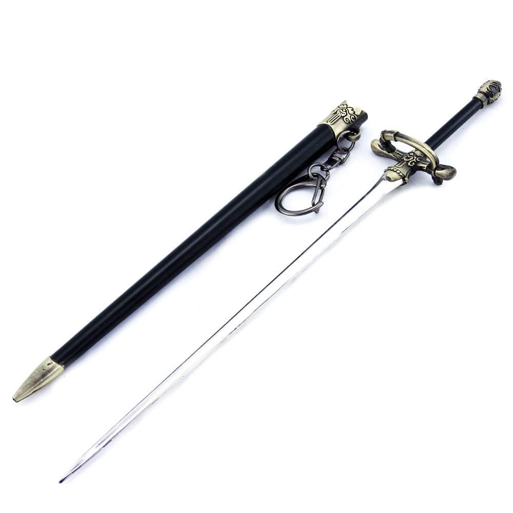 ?No knife tip?Game Props Classical Arya Stark Needle Metal Weapon Sword Sabre Model Figure Gift