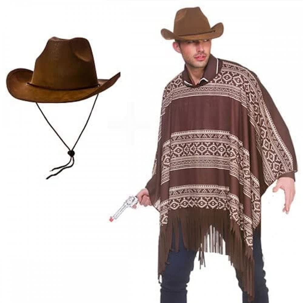 MFD Western Cowboy Poncho + Hat