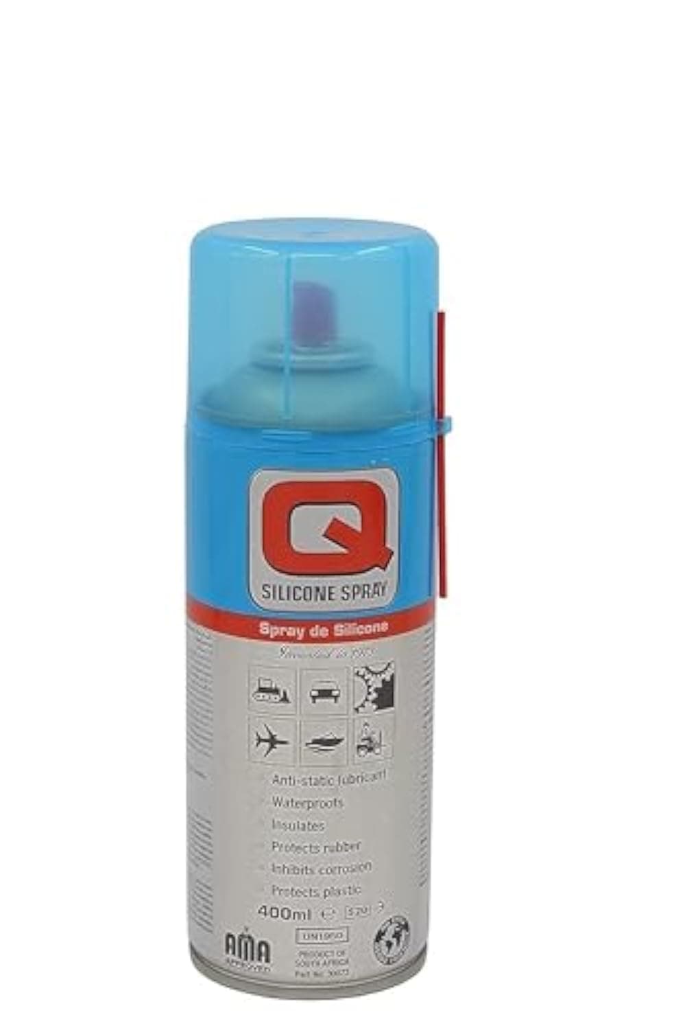 Q8 400 ml Silicone Spray,Blue
