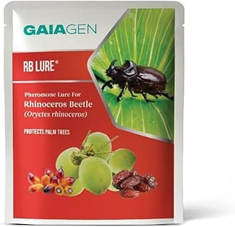 RB Lure- Pheromone Lure for Rhinoceros Beetle (Oryctes Rhinoceros), Pack of 5 (Does Not Include Traps)
