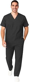 M&M SCRUBS Men Scrub Set Medical Scrub Top and Pants