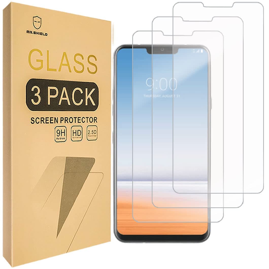 Mr.ShieldScreen Protector For LG G7 ThinQ [Tempered Glass] [9H Hardness] [3-Pack] Screen Protector