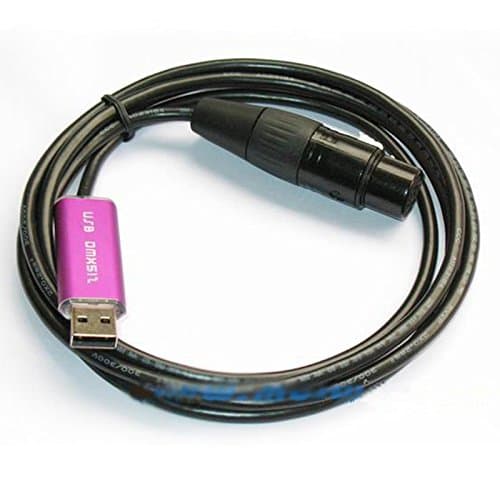 TOTMC Professional USB to DMX512 Interface Converter Adapter Support Art-net For Stage Lighting (Only Support Freestyler))