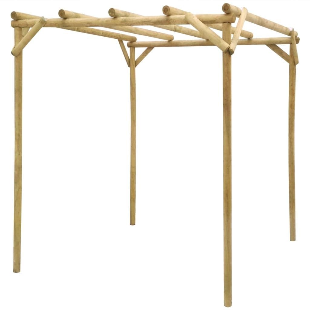 SENLUOWX Gazebo 2 x 2 x 2 m impregnated pine wood