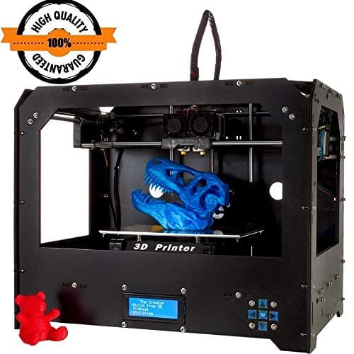 3D Printers, Trovole FDM Dual Extruder LCD Screen Desktop 3D Printer Pro MK8 Nozzle 3D Printing Machine Kit with 1.75mm ABS/PLA Print Filament(Building Size 225×145×150mm) (Dual FDM 3D Printers)