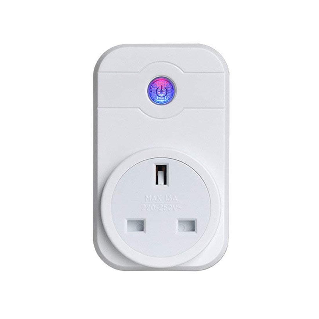 WiFi Smart Plug,LIUJIE Wireless Smart Outlet Remote Control Wi-Fi Plug Timer Switch Socket Work with Alexa and Google Assistant No Hub Required (One Pack)