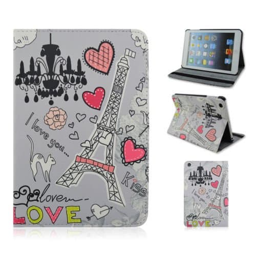Universal 10" inch Tablet Case Cover with Adjustable Stand Fits - Acer Iconia 10.1", Archos 101 Oxygen 10.1", Archos 101 XS 2 10.1" etc. - Paris Eiffel Tower Design
