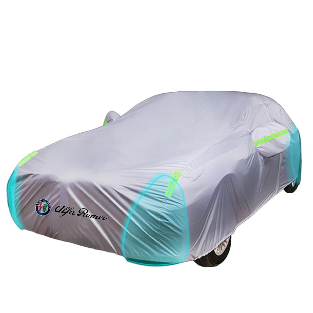Advanced Customization Car covers for Alfa Romeo Brera (Type 939) V6 / Q4 / JTDM/JTS 2005-2011, All Weather Protection Tensile Tear Resistant Oxford Cloth Car Cover,Grey