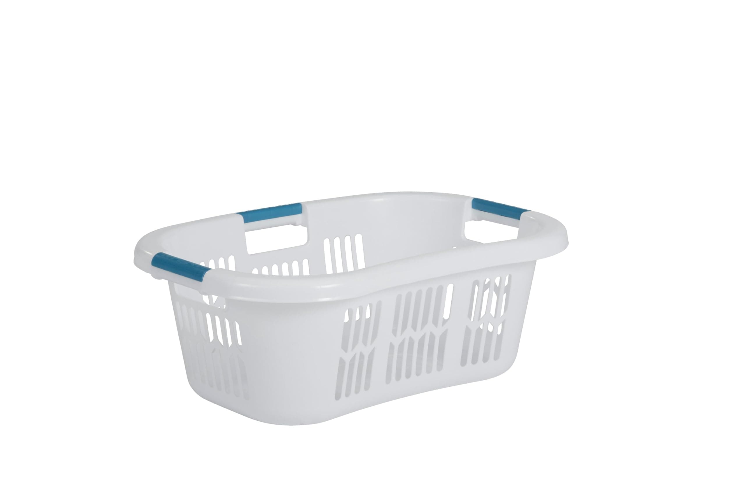 Rubbermaid Laundry Basket, White, 1.5 Bushel