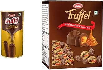 Dukes Waffy Rolls Chocolate and Hazelnut Truffles Combo