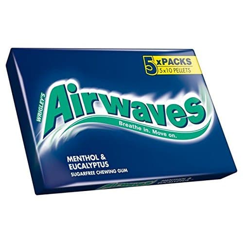 Wrigley's Airwaves Menthol & Eucalyptus 5 x 10 per pack