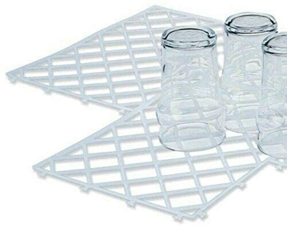Interlocking Clear Glass Mats (Pack Of Ten )