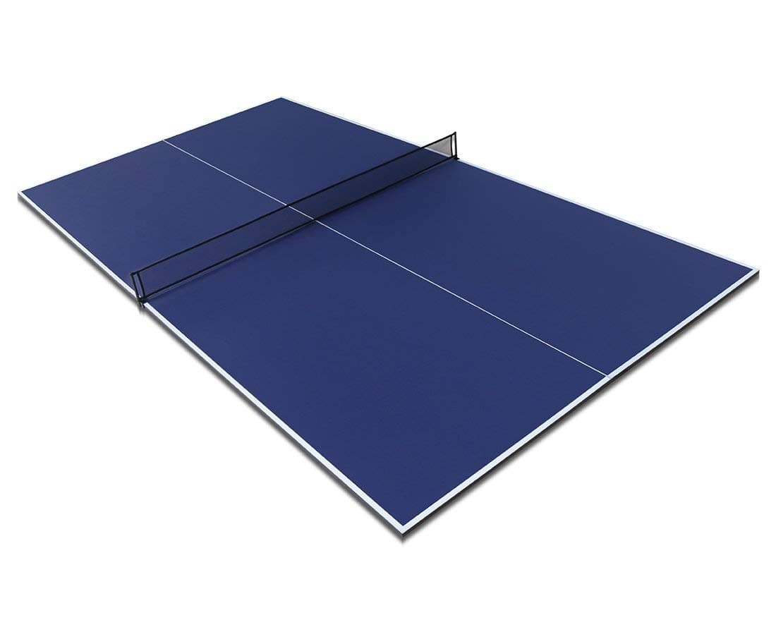 Funmall 9FT Conversion Table Tennis Top with Net Set, Blue