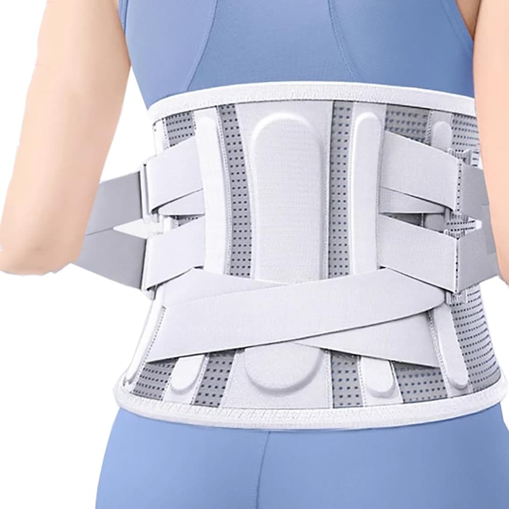 Medical Lumbar Back Support Belt, Back Support Belt, Trapezoidal Support Design, 360 Wrap Around Support, Widen Bionic Lamina, for Backache, Waist Pain, Lumbar Disc Herniation