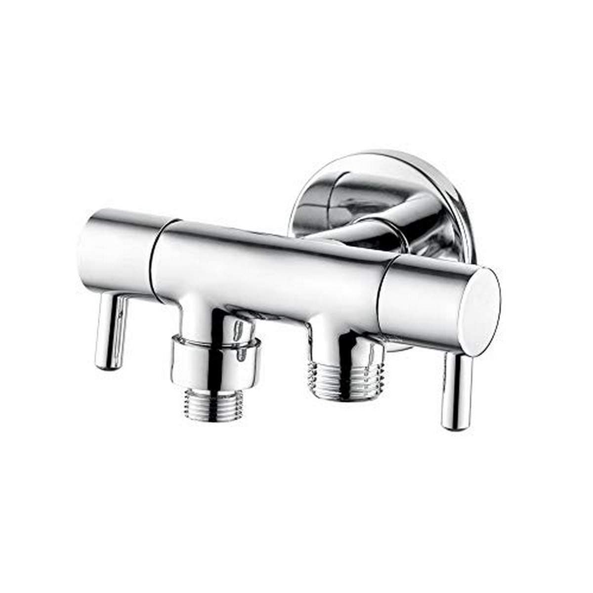 Ibergrif, Two Outlet Angle Valve (1/2“, 3/8“), Chrome