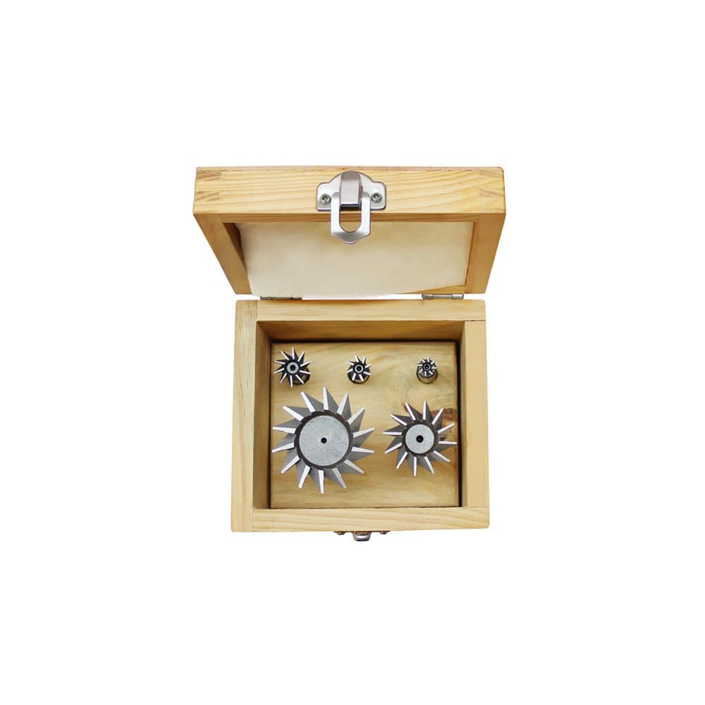 5 PC 45 Degree HSS 3/8-1-7/8'' Dovetail Cutter End Mill Milling Flute Shank