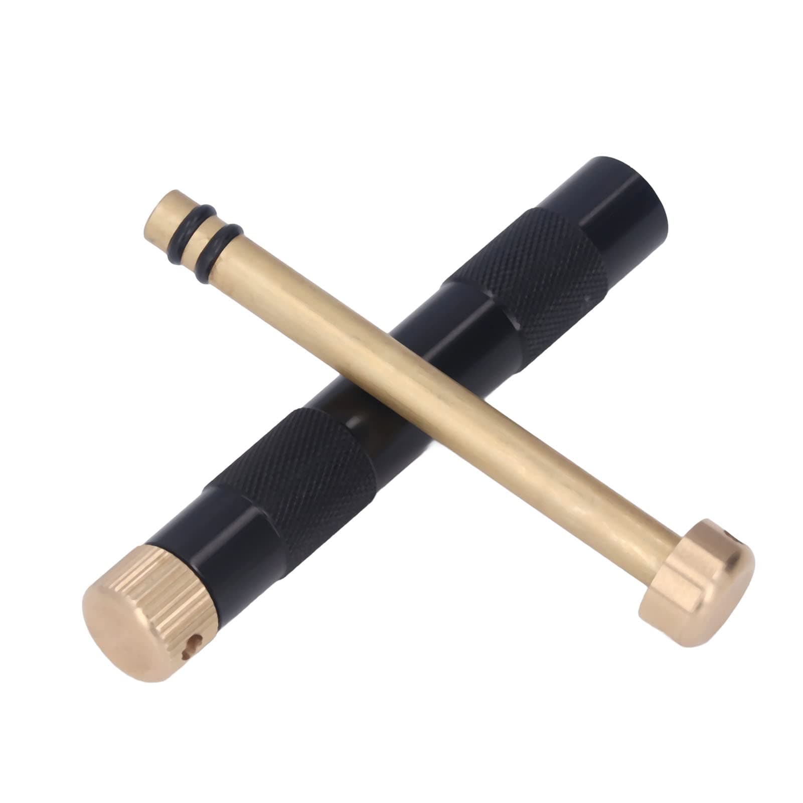 OKJHFD Fire Piston Outdoor Emergency Fire Piston Compressed Ignition Fire Starting Tool for Hiking Exploring for Outdoor Camping Survival Supplies(Black)