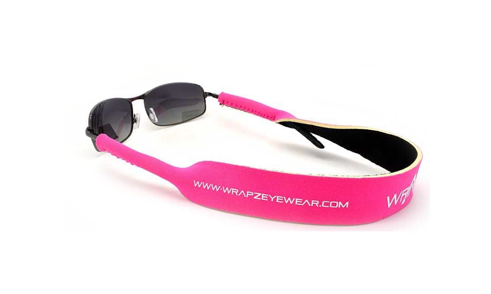 WrApzFlourescent Pink Neoprene Floating Glasses Retaining Strap