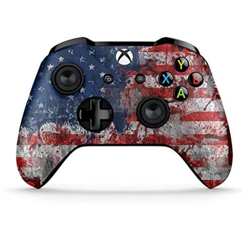 DreamController Original Modded & Non Modded Xbox One Controller - Xbox One Controller Works with Xbox One S/Xbox One X/Windows 10 PC (Non Modded INACT, Tattered-Flag)