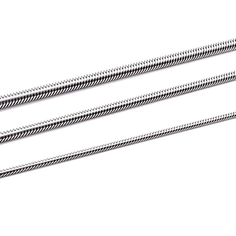 JaneYi 3 Pieces Fully Threaded Rods M3 M5 M6 Stainless Steel Threaded Rod Bars 250mm Length All Thread Rod Metric Studding Bar Screwed Rod Headless Threaded Stud Screw Bolt Fastener Hardware