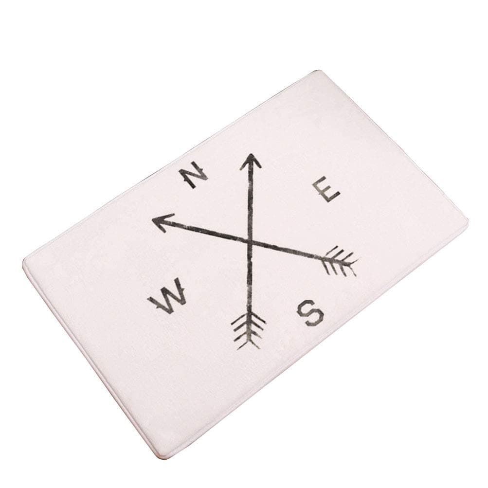 Arrows Theme Doormat Decorative Soft Washable Non-Slip Indoor Inside Door Mat Entry Carpet Decor Front Entrance Floor Home Decor Rug Living Room Hallway Kitchen Bathroom