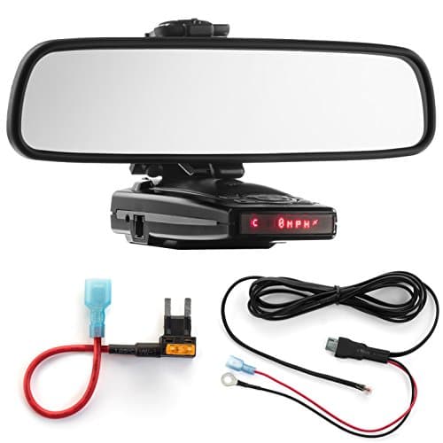 Radar Mount Mirror Mount + Direct Wire Power Cord + Mini Fuse Tap Escort 9500ix X50 8500 (3001401)
