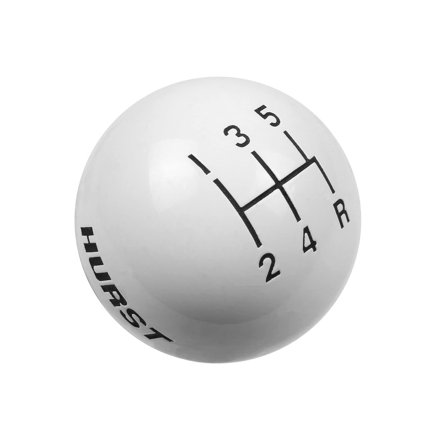 1630025 White 5-Speed Replacement Shifter Knob