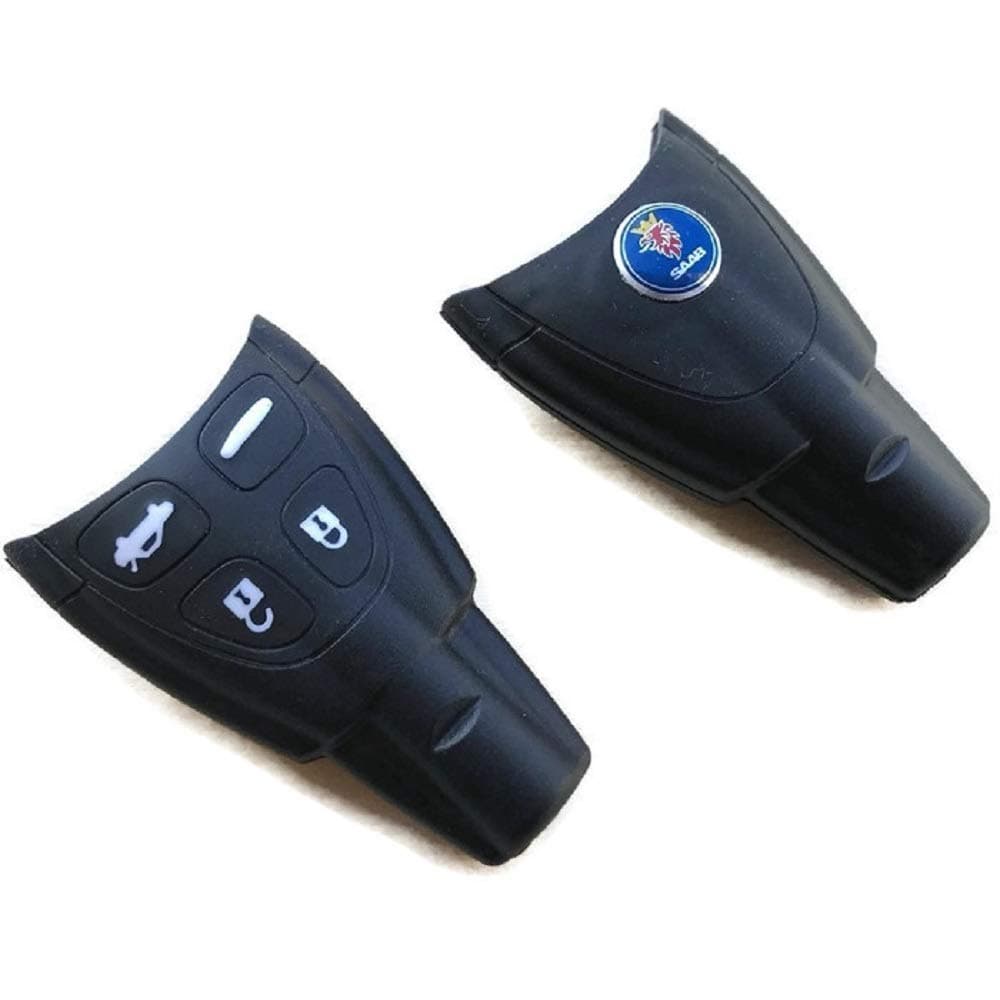 9-3 Remote Ke y Fob Original Quality Shell Case, Replacement Ke y Case, Part with Logo Saab