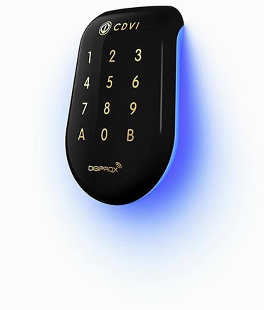 CDVI SOLARKPB Card Reader Keypad Access Device, Multi-Technology, Black