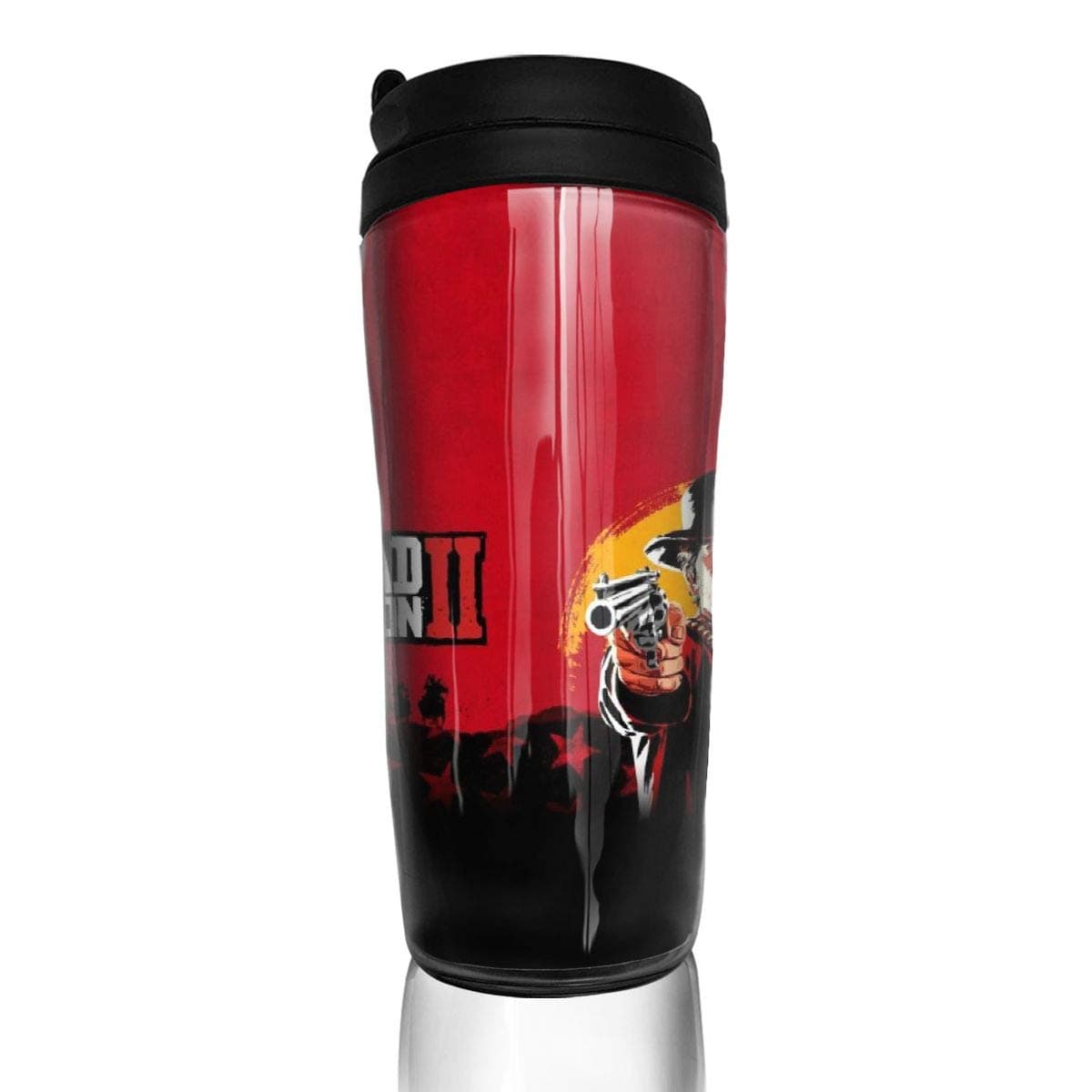 Coffee Cup 3D Printed 12 Oz Thermos Mug Redemption 2 Red Dead Double Wall Vacuum Insulated Bottle Creative Stainless Steel Tumbler Travel Tumbler