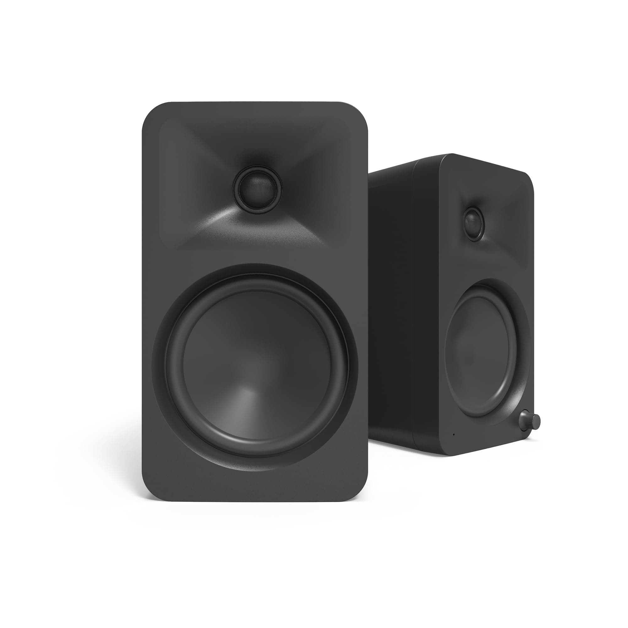 ORA4 140W Powered Reference Speakers with Bluetooth 5.0 and USB-C Input | 4” Woofers with Deep Bass Extension | Bi-Amplified | 80 Hz Automatic Crossover | Reference Quality Sound | Pair | Black