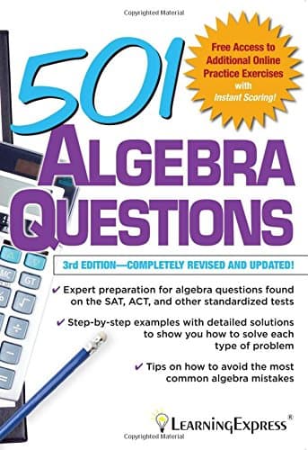 501 Algebra Questions (501 Series) 3rd Edition