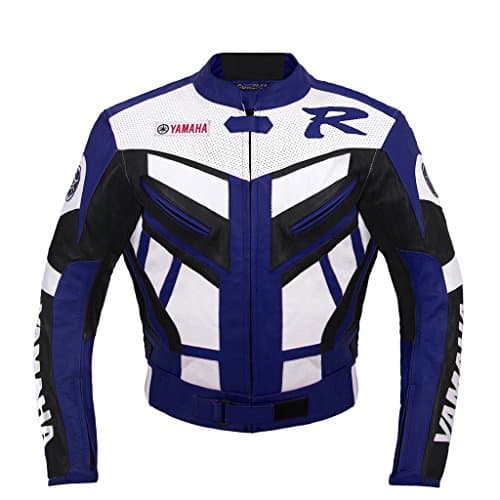 Yamaha Blue Racing Leather Jacket (XL)