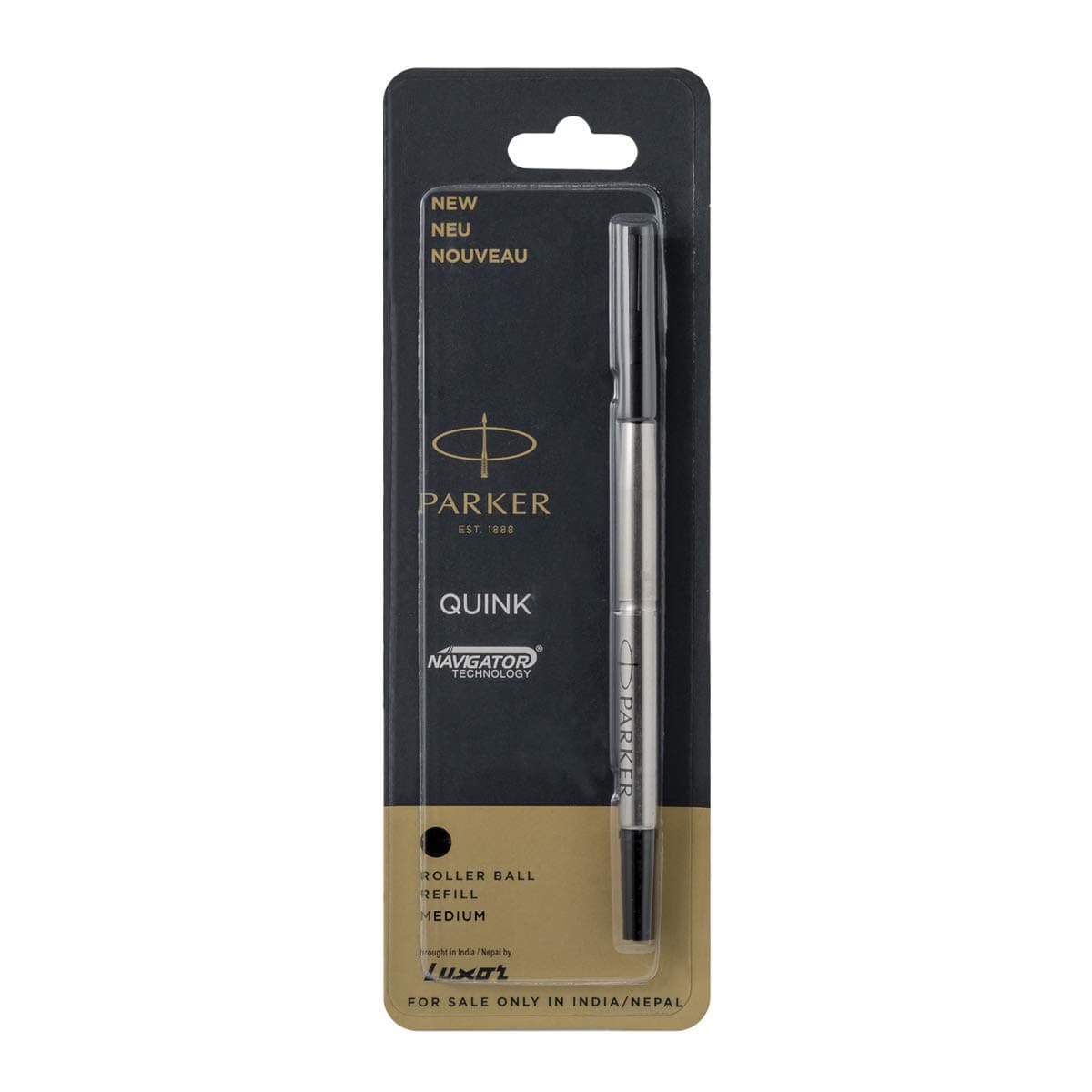 Quink Roller Ball Pen Refill, Black