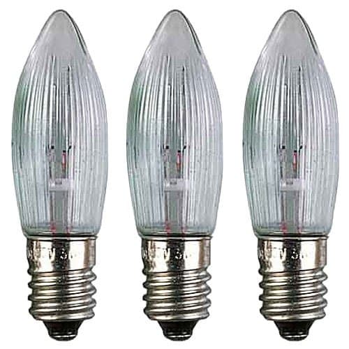 Rippled Bulb - E10 Socket - 8V/3W - Erzgebirge-Palast