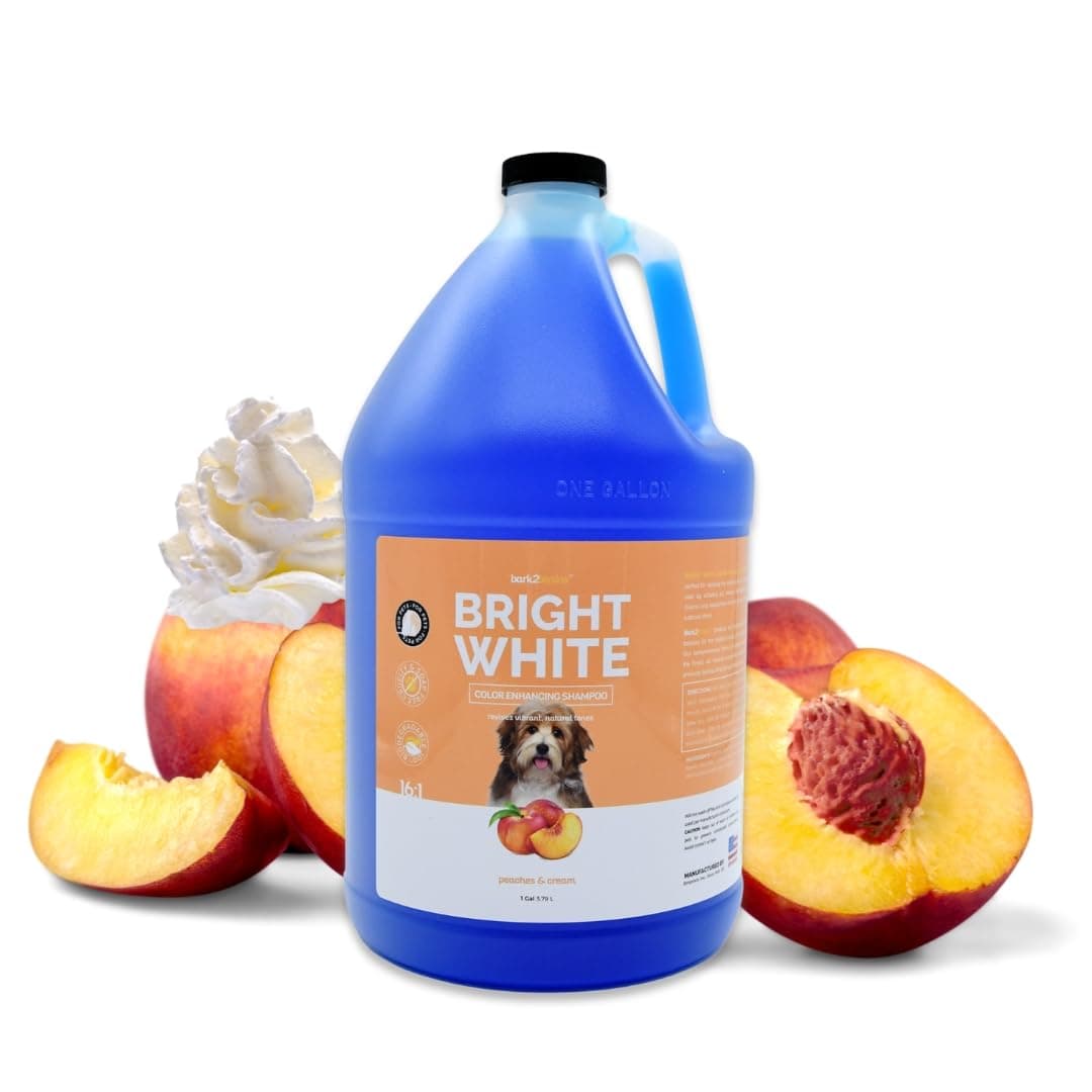 Bark 2 Basics Brighten White Shampoo, 1 Gallon