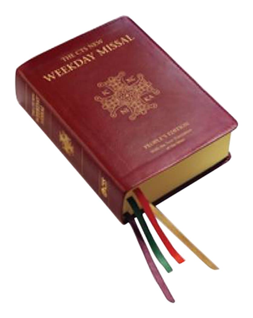 Weekday Missal Leather Bound – 1 Jan. 2012