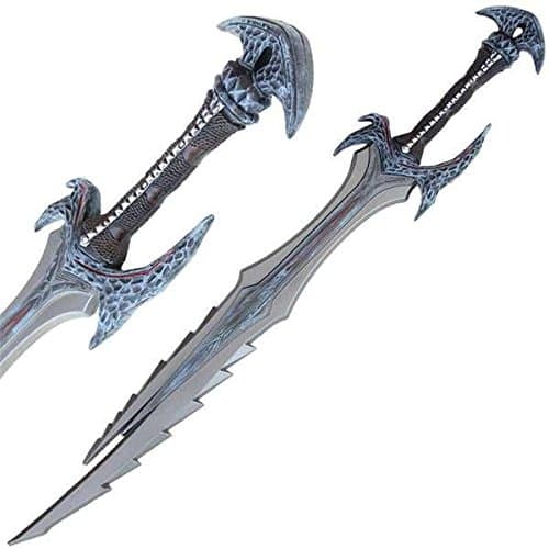 Elder Scrolls Skyrim Single Straight Daedric Style Foam LARP Sword Dovahkiin