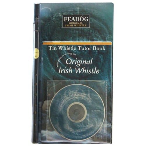 Feadog Black D Whistle Triple Pack