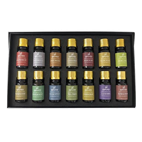 Top 14 Premium Aromatherapy Essential Oils Set Scented Oils Kit - 10ml per Bottle includes Lavender Frankincense Eucalyptus Lemongrass Peppermint Sandalwood Rosemary and More