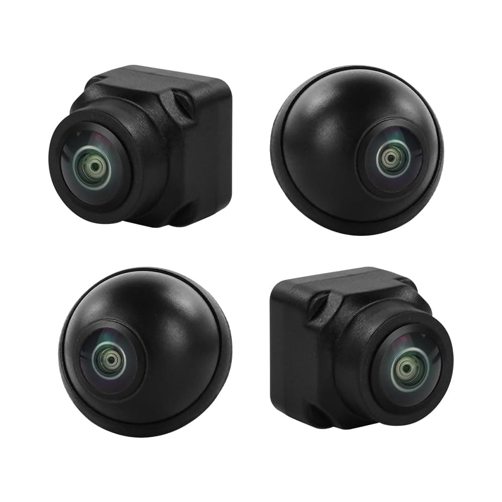 DUDUAUTO 360° Panoramic Camera 1080P AHD, Rear Front Left Right Around View