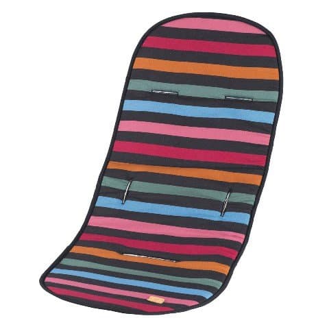 Cozy Coop 2302 Crimson Multi Stripe Stroller Liner