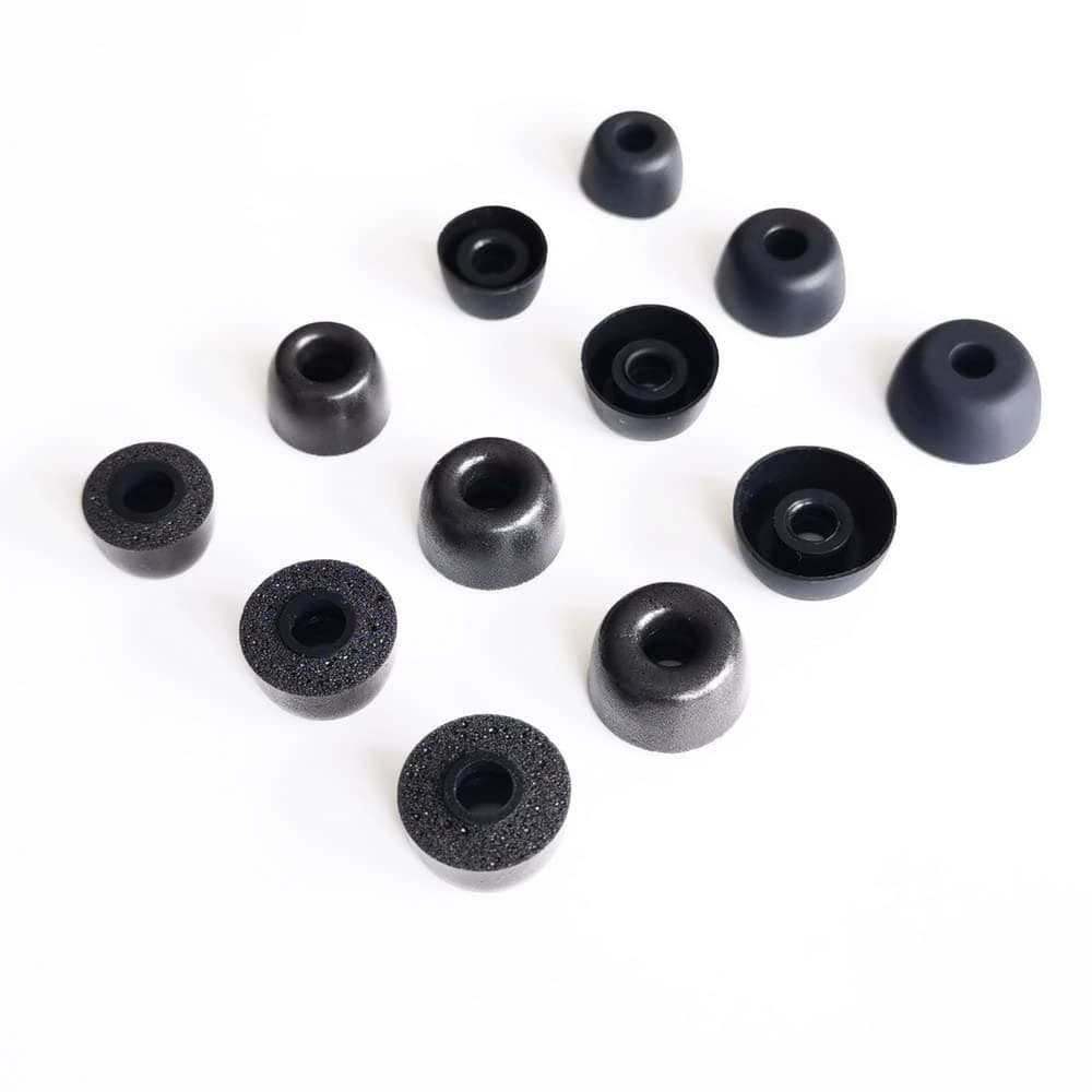 12pcs Memory Foam Ear Tips & Silicone Eartips Fit for Jabra Elite 65t 75t Elite Active 65t 75t Earpads by TENNMAK…