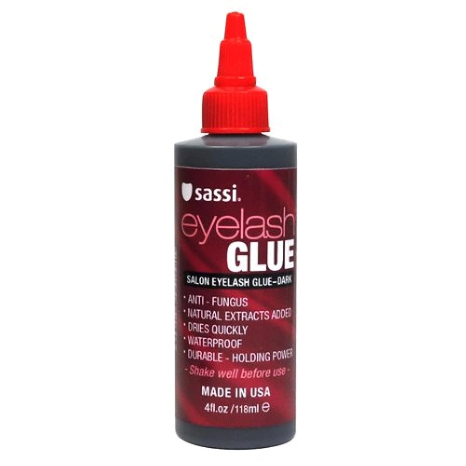 Sassi Salon Eyelash Glue, Dark, 4 Ounce