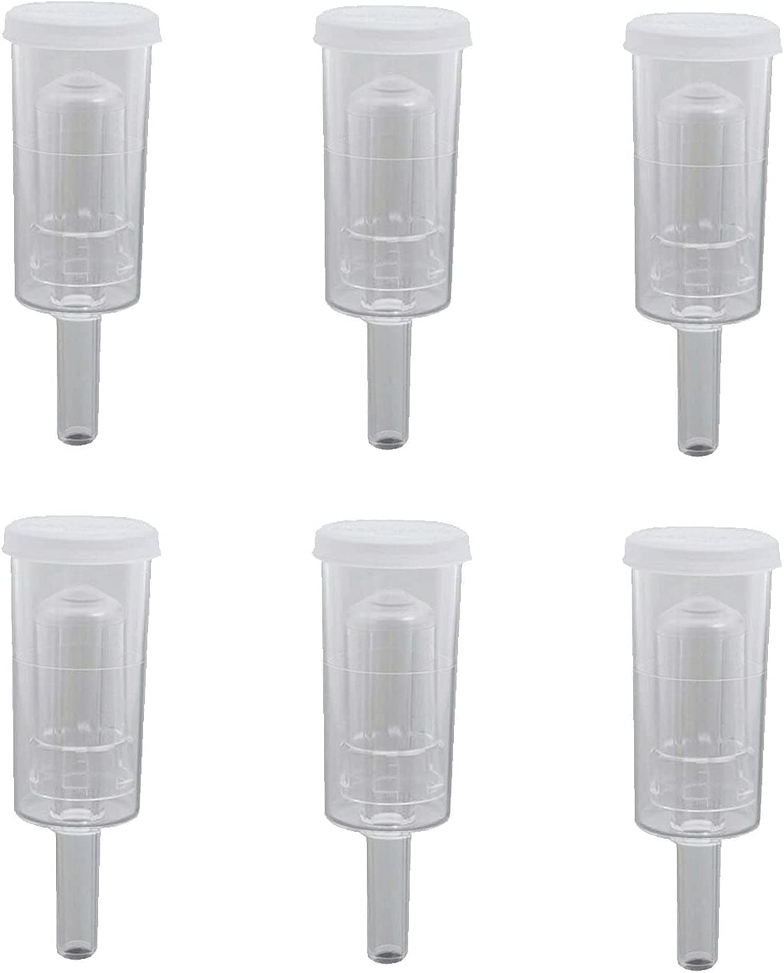 6 Piece Plastic Airlock for Wine Making and Beer Making
